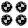 Колпачок ступицы BMW (63/59/7) черный/хром