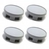 Колпачок на диски 56/51.5/10 Datsun Lada 2172-3101014 серебристый 