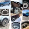 Колпаки Нива черные на центральную часть диска