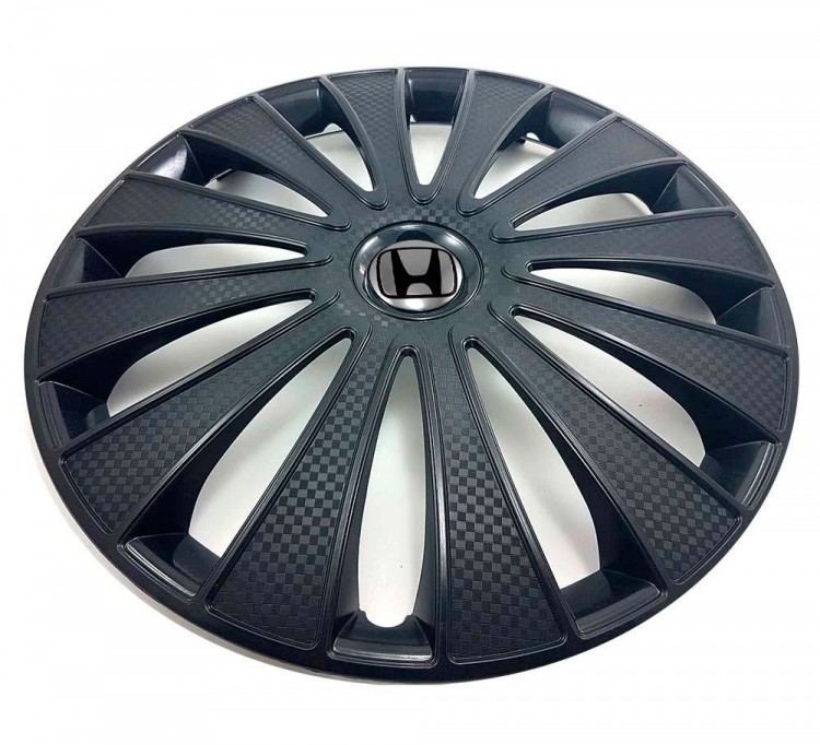 Колпак на колеса Honda GMK Carbon R14 1513040 черный 