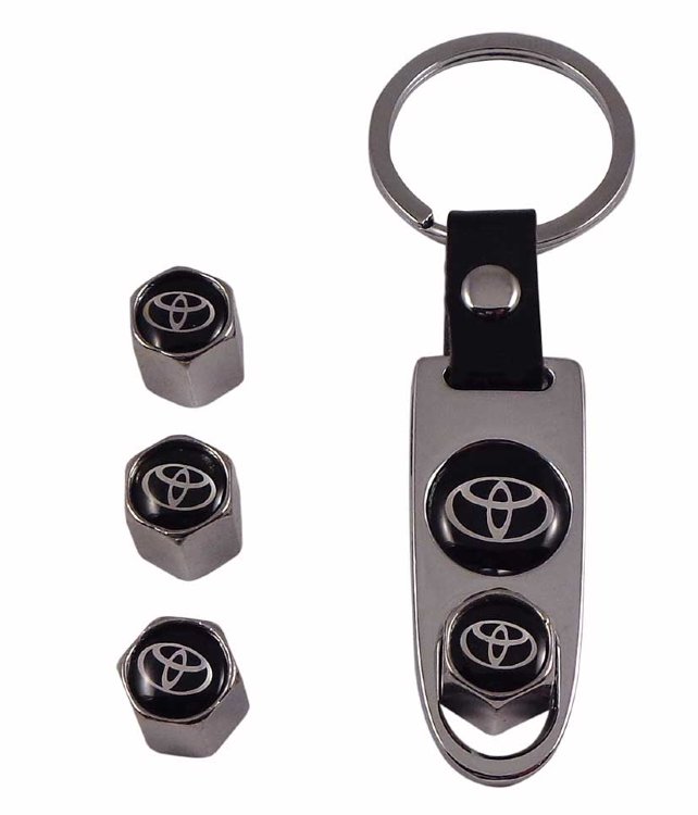Колпачки на ниппель Toyota с брелком