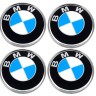 Колпачок ступицы BMW 75/70/14 черный хром 