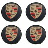 Колпачки на диски Porsche 60/54/10 черный  