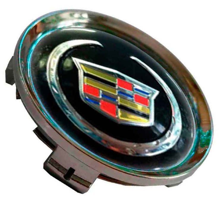 Заглушка ступицы диска Сadillac 74/69/12 хром