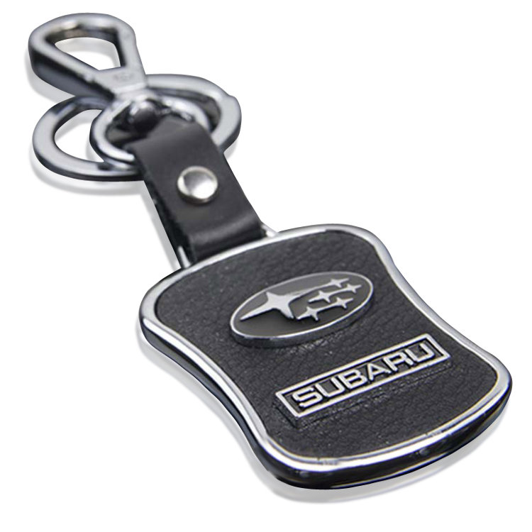 Брелок Subaru 50*38 с карабином и кольцом