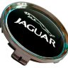 Заглушка ступицы диска Jaguar 74/69/12 черный хром