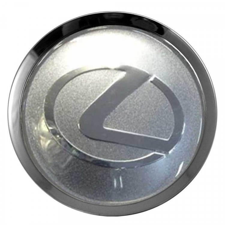 Заглушки для диска со стикером Lexus (64/60/6) хром