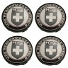 Колпачки на диски HRE 60/54/10 черный с серым