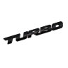 Матовый металлический 3D шильд Turbo 97*11 мм