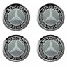 Заглушки для диска со стикером Mercedes Benz (64/60/6) хром