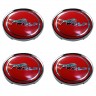 Колпачки на диски Ford Wolf 65/60/12 красный 