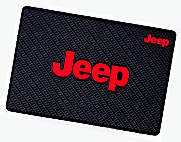 Коврик на панель JEEP 18.5*13 см    