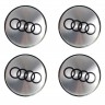 Колпачок ступицы Audi (63/59/7) серебристый