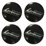 Наклейки на диски Mercedes Benz Lorinser black сфера 56 мм