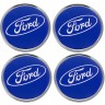 Колпачок ступицы Ford 75/70/14 синий хром 
