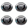 Колпачок на диск Jaguar 59/50.5/9 хром и черный 