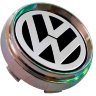 Заглушка ступицы Volkswagen 66/62/9 хром черный 