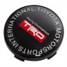 Колпачки ступичные Toyota TRD 60/54/10 черные 