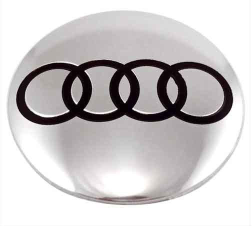 Колпачок на диски СМК 58/54/10 с логотипом Audi стальной