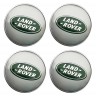 Заглушка ступицы Land Rover 60/56/9 хром, серебристый и зеленый