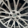 Заглушка ступицы Land Rover 60/56/9 хром, серебристый и зеленый