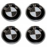 Колпачок ступицы BMW 63/58/8 черный/карбон