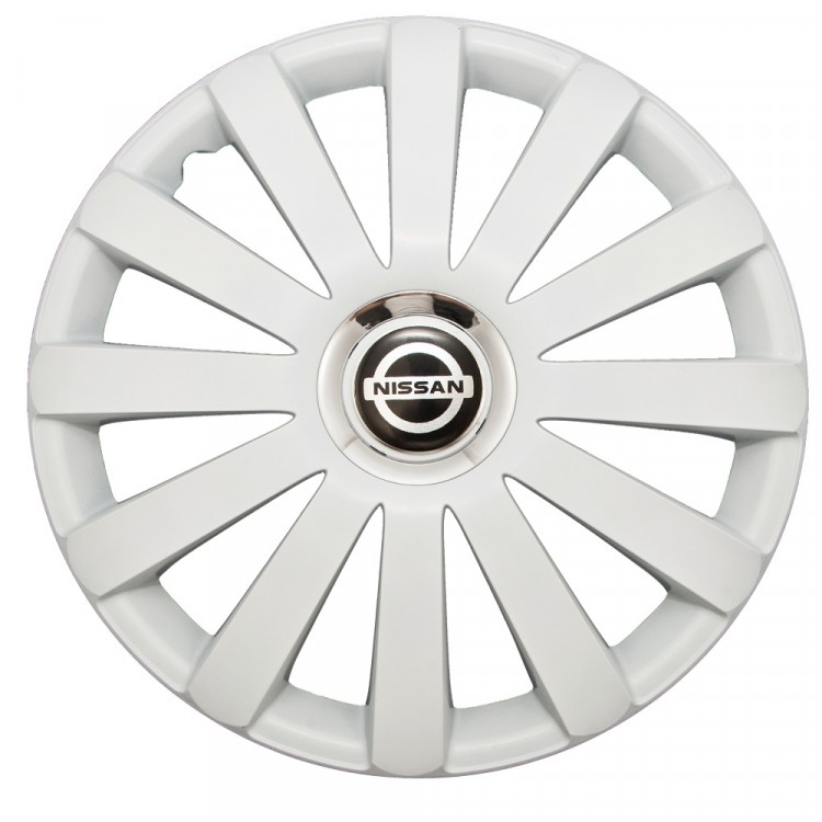 Колпаки на колеса R17 Nissan SPR Pro White Nylon