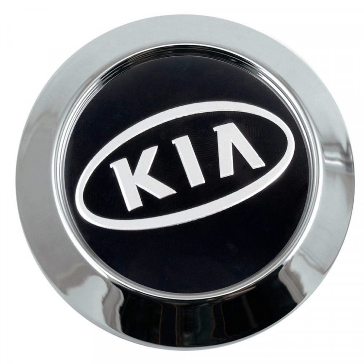 Колпачок ступичный KIA (64/60/10) хром конусный