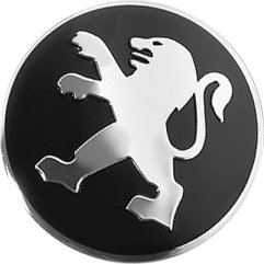 Вставка в диски КиК Рапид с логотипом Peugeot AVVI 63/55/6 черная
