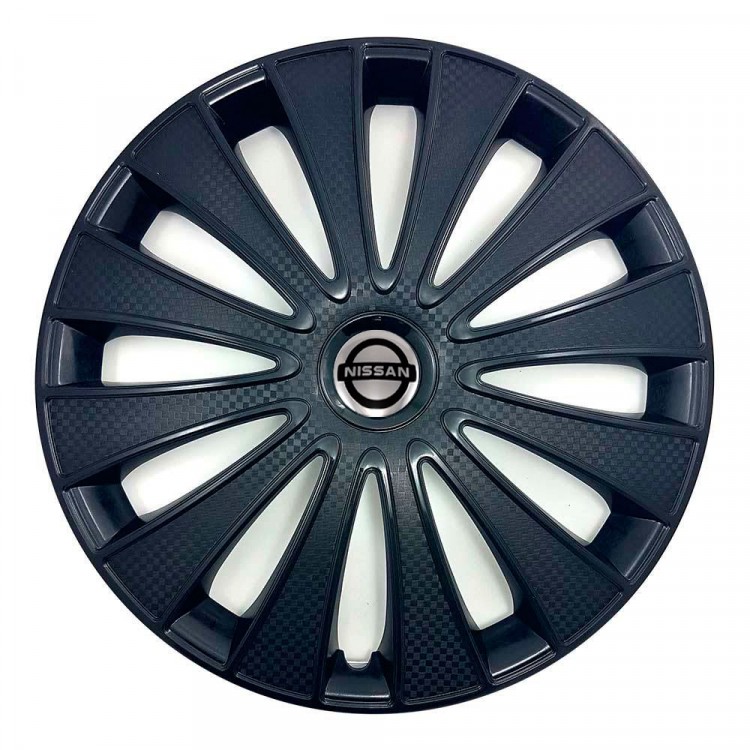 Колпак на колеса Nissan GMK Carbon R13 1524038 черный 