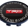 Колпачок на литые диски Toyota TRD 58/50/11 черный 