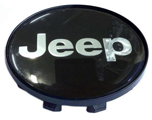 Колпачок на литые диски Jeep 58/50/11 хром/черный 