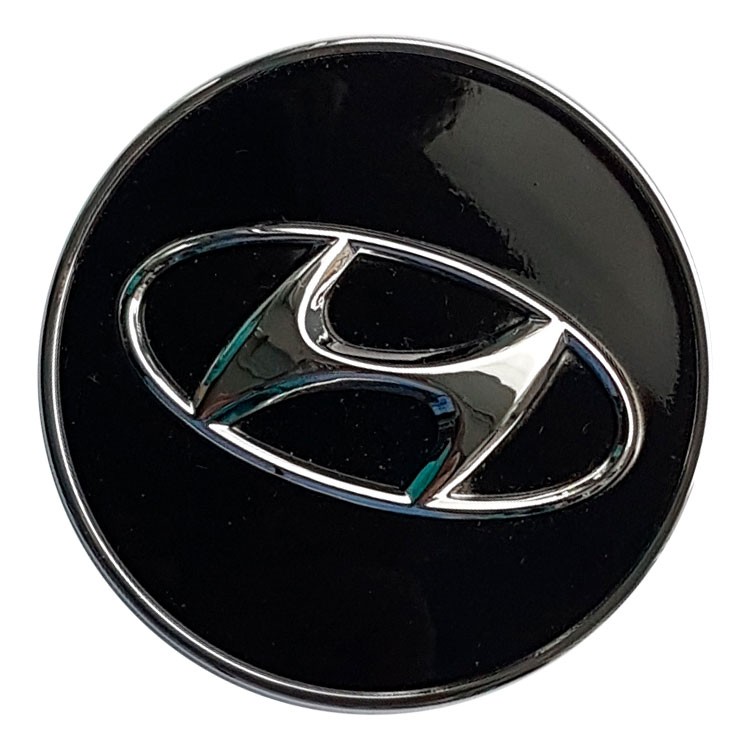 Колпачок на диски Hyundai (60/56/12) черный и хром