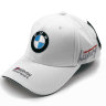 Кепка с козырьком BMW белая фото