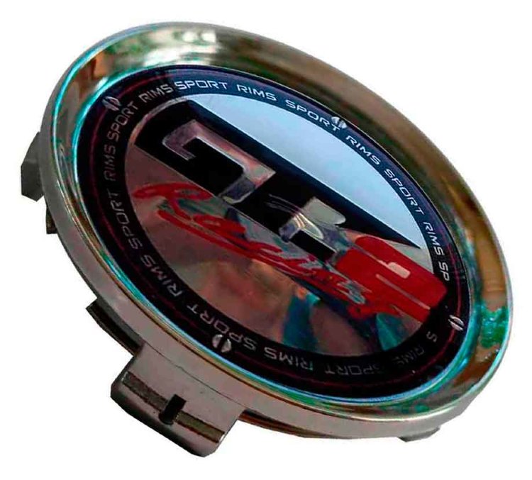 Заглушка ступицы диска GT-2 RACING 74/69/12 хром