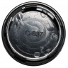 Заглушка литого диска Rays 63/56/12 мм черная c-637