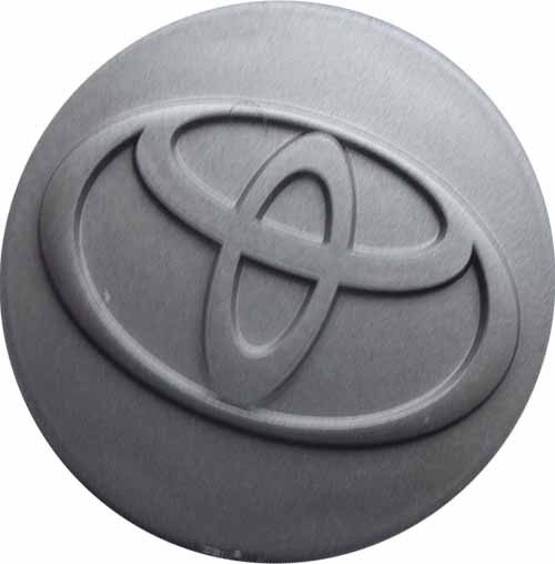 Колпачок на диски Toyota 66/62/12 серебристый